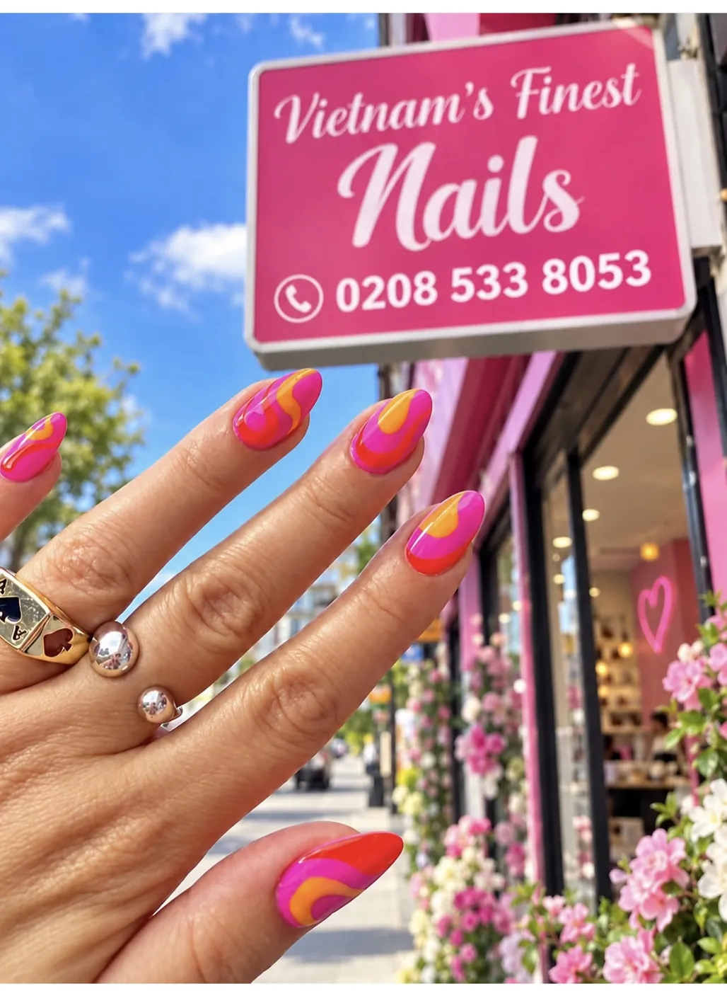 Nail work at Vietnam's Finest Nails